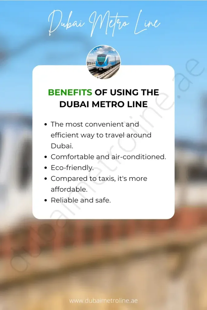 Benefits of Using the Dubai Metro Line