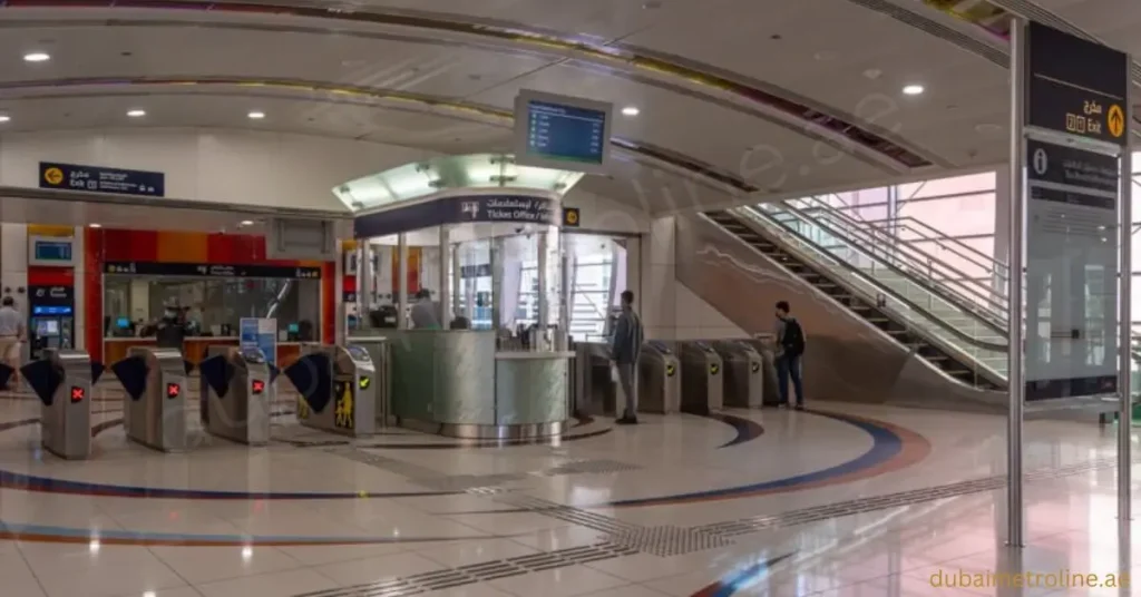 Dubai Healthcare City Metro Station Interior