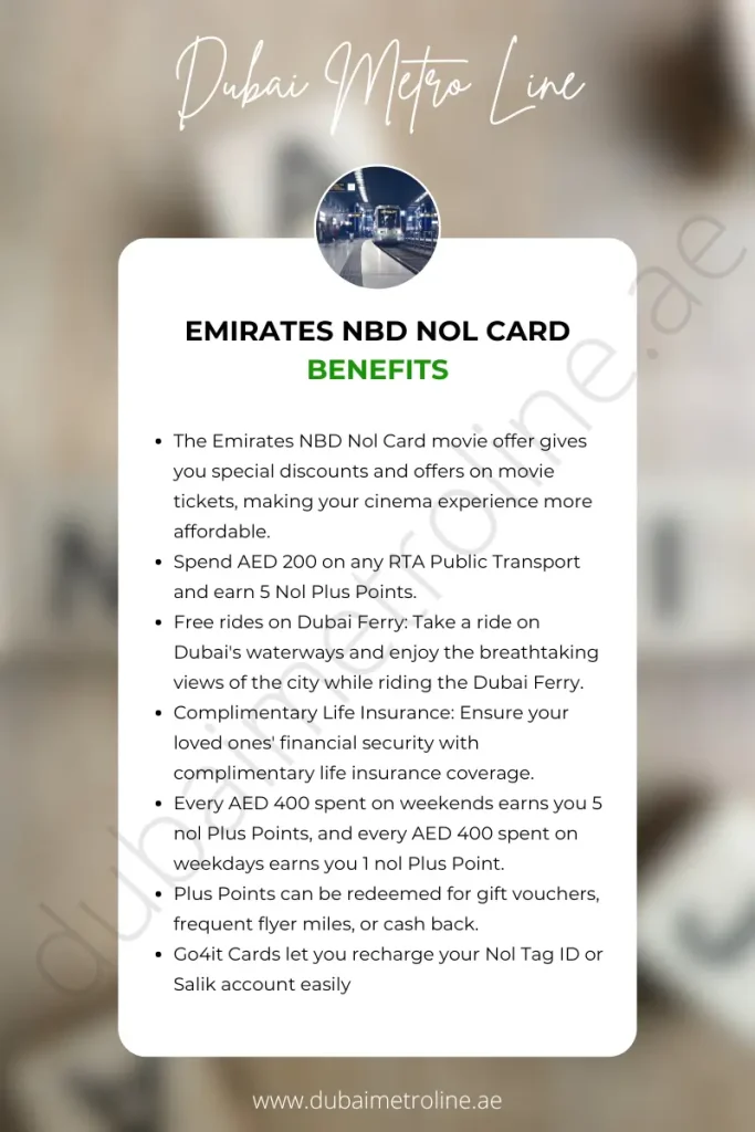 Emirates NBD nol Card Benefits