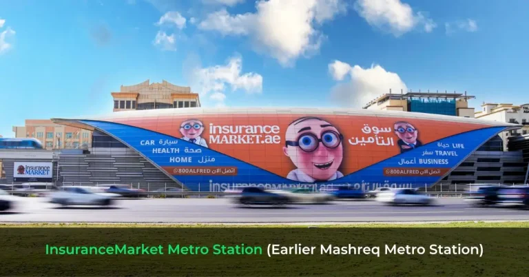 InsuranceMarket Metro Station (Earlier Mashreq Metro Station)