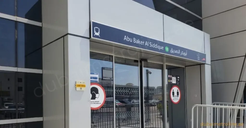 Abu Baker Al Siddique Metro Station